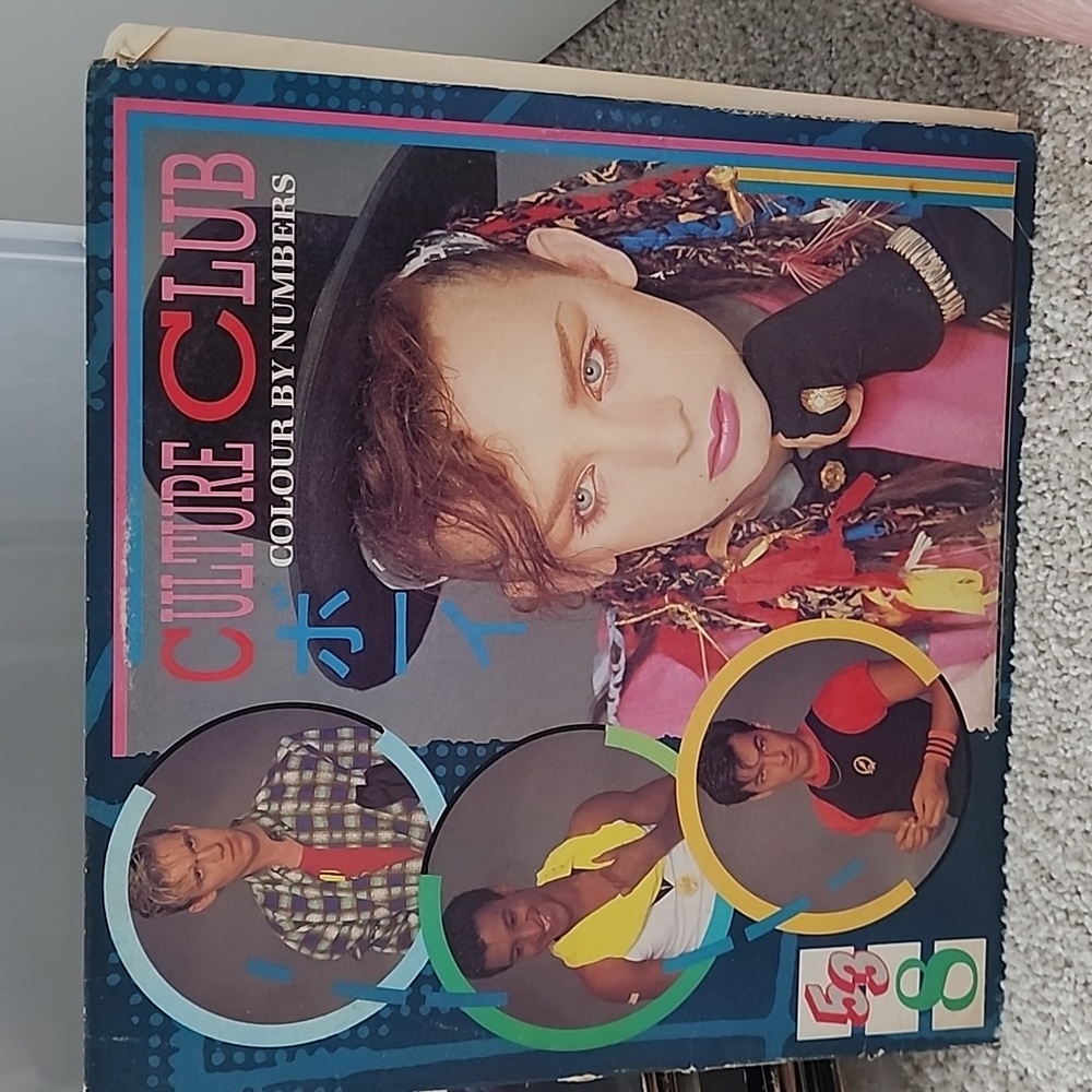 CULTURE CLUB vintage vinyl record  COLOUR BY NUMBERS 1983 Virgin Records